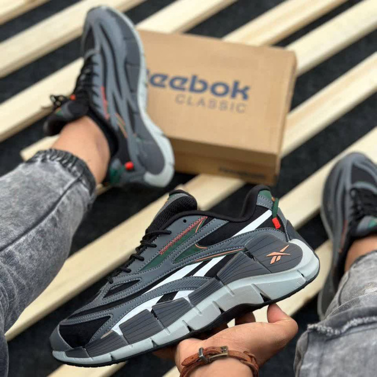 کفش اسپرت ریبوک زیگ ران طوسیReebok Zig run