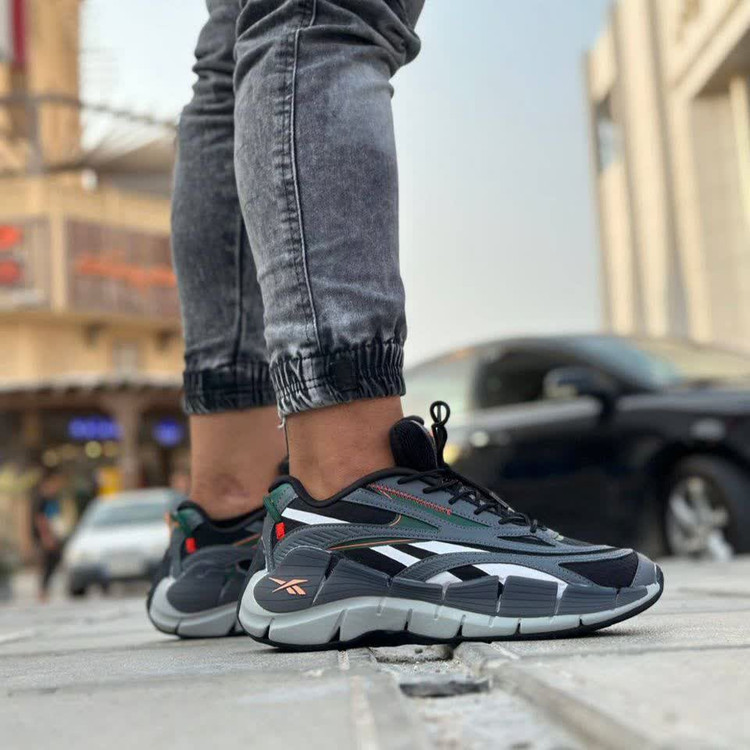 کفش اسپرت ریبوک زیگ ران طوسیReebok Zig run