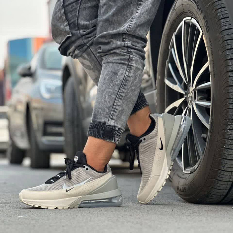 کفش اسپرت نایک ایرمکس پلاس nike air max pluse طوسی